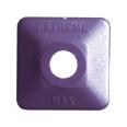 Extreme Square Purple Plastic 24 pack